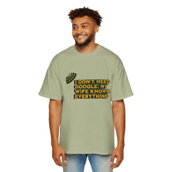 Men's Heavy Oversized Tee - Image 19