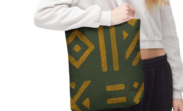 Stylish Geometric Tote Bag | Eco-Friendly Fashion Accessory - Image 12