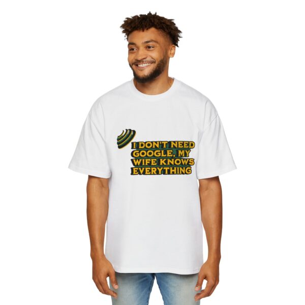 Men's Heavy Oversized Tee - Image 3