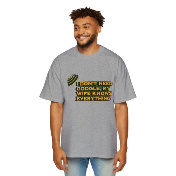 Men's Heavy Oversized Tee - Image 15