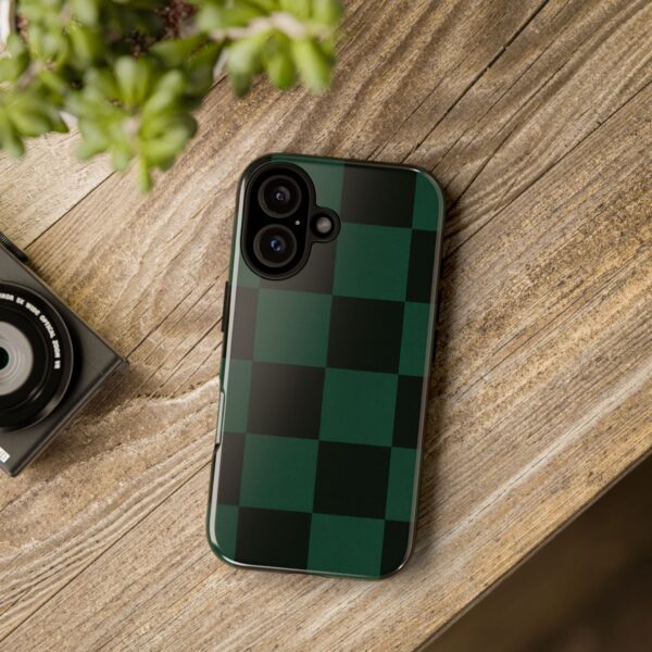 Stylish Phone Case, Durable Phone Cover, Checkerboard Design, Gift for Her, Trendy Smartphone Accessory - Image 4